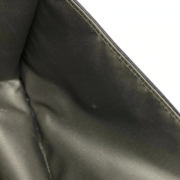 Auth CHANEL Luxury Line Black Patent Leather Handbag - Picture 15 of 16